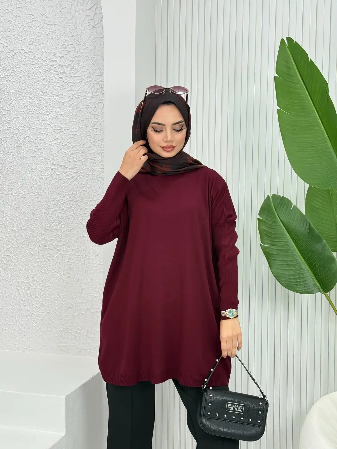 Balıkçı Yaka Triko Kazak - 2