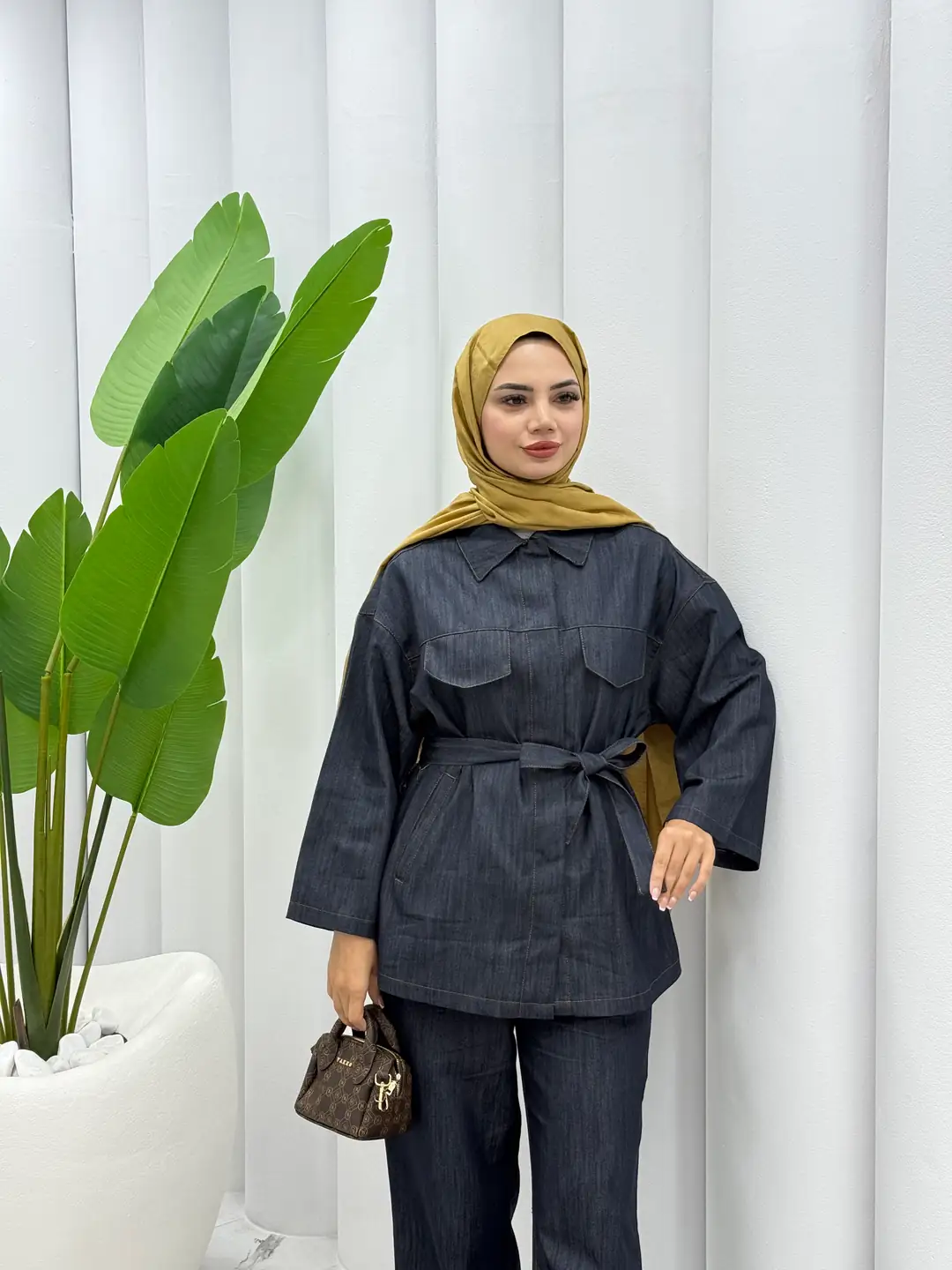 Denim İkili Takım - 3