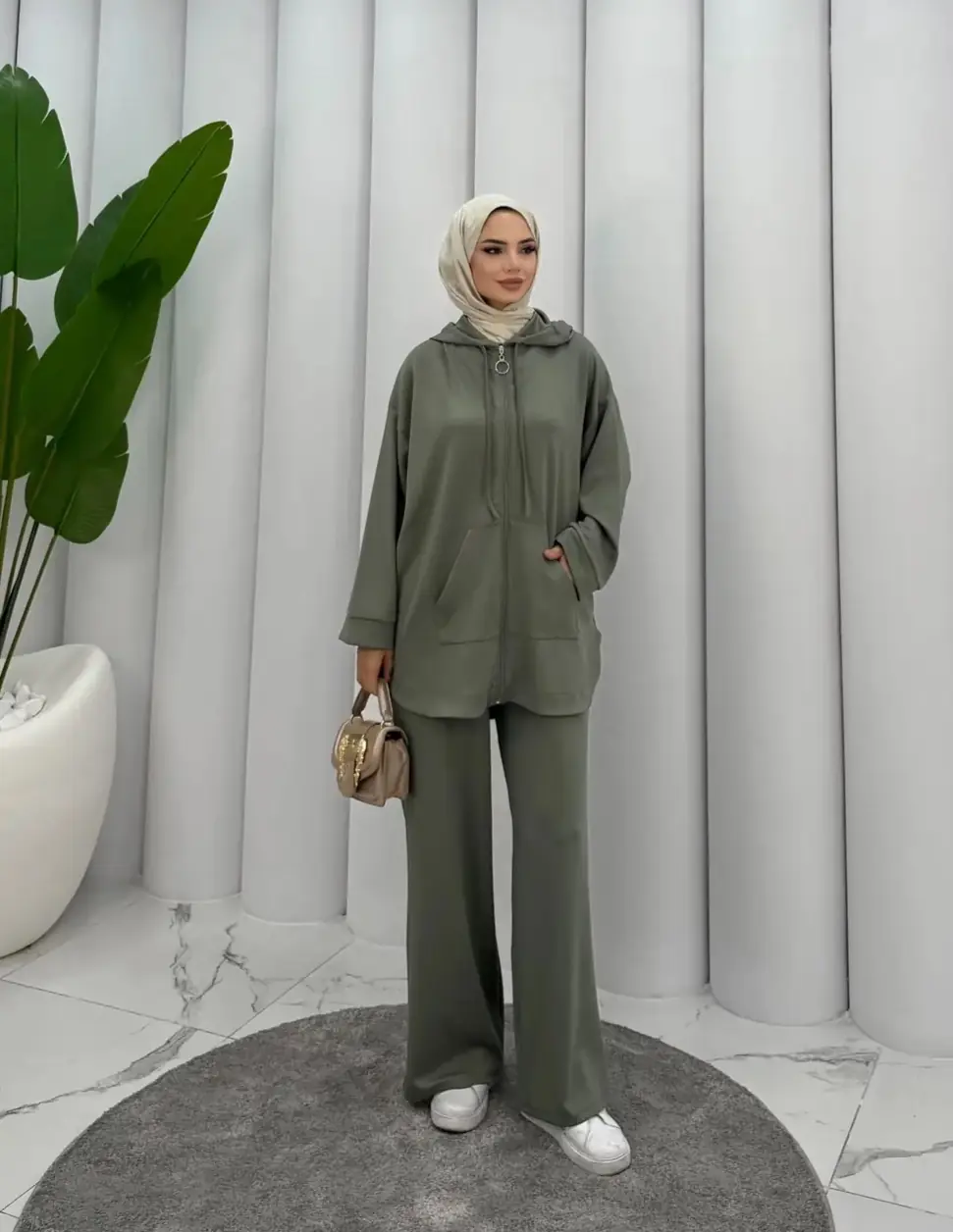 Kapüşonlu İkili Takım