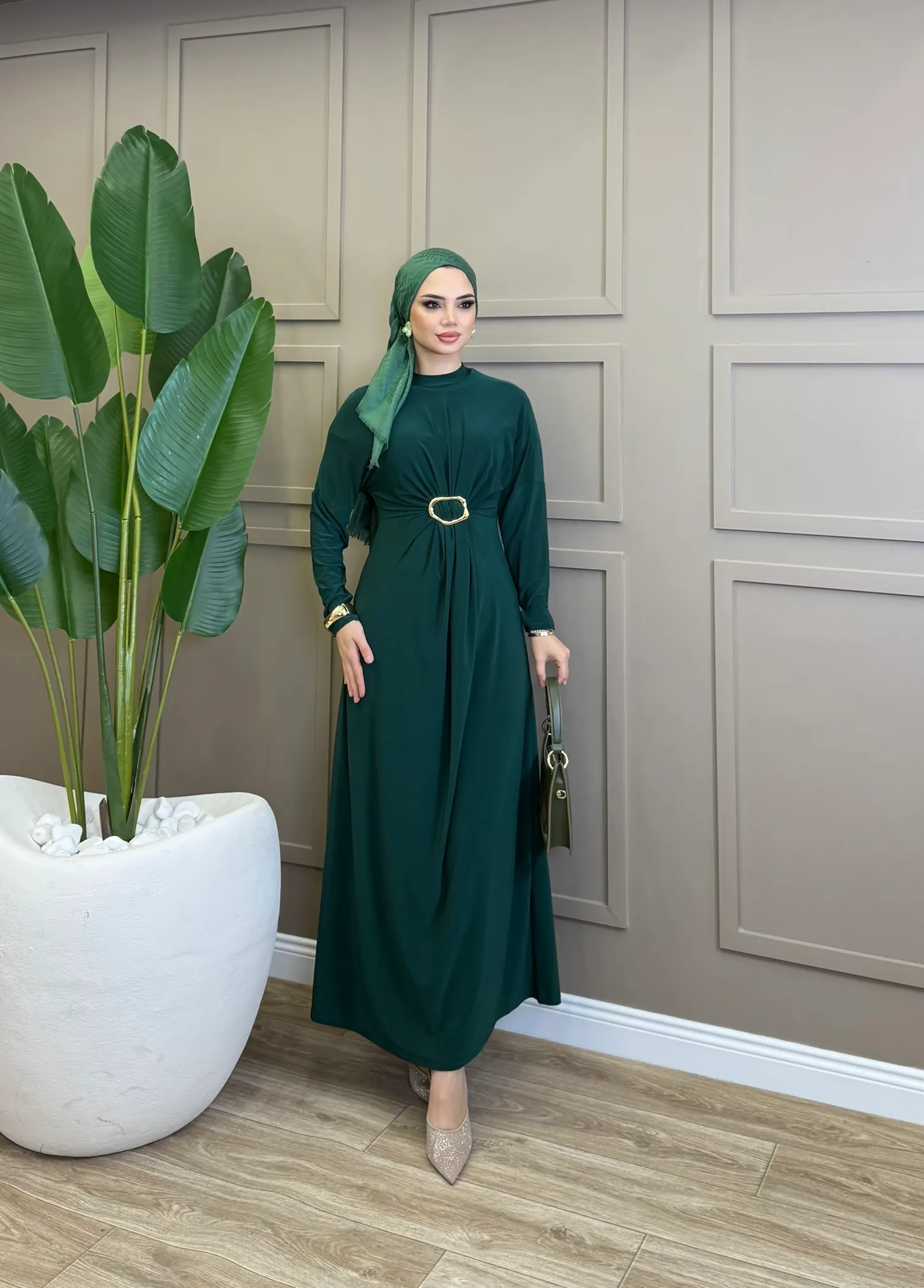 Sandy Tokalı Elbise