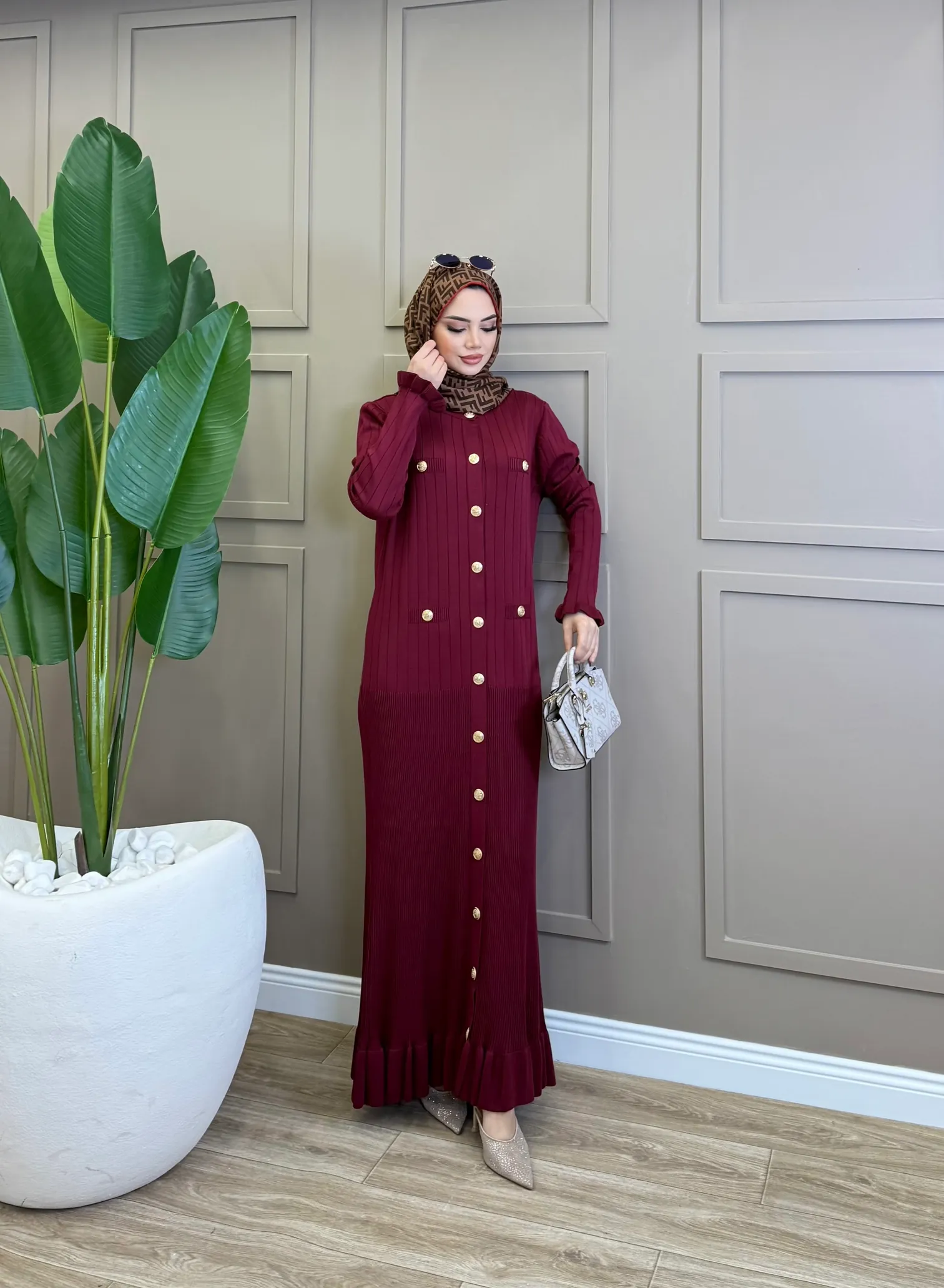 Steel Icon Çelik Merserize Elbise - 2