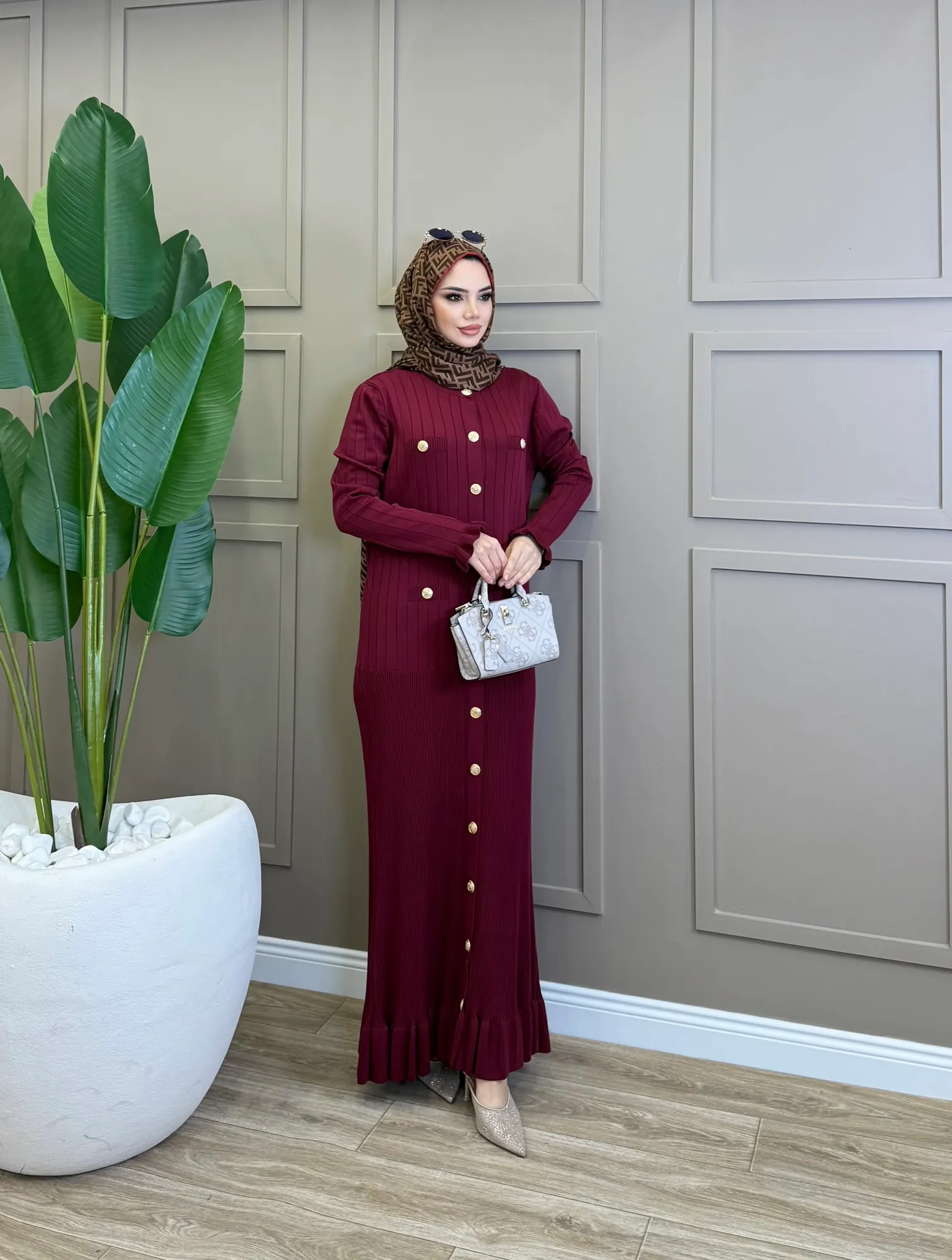 Steel Icon Çelik Merserize Elbise - 3