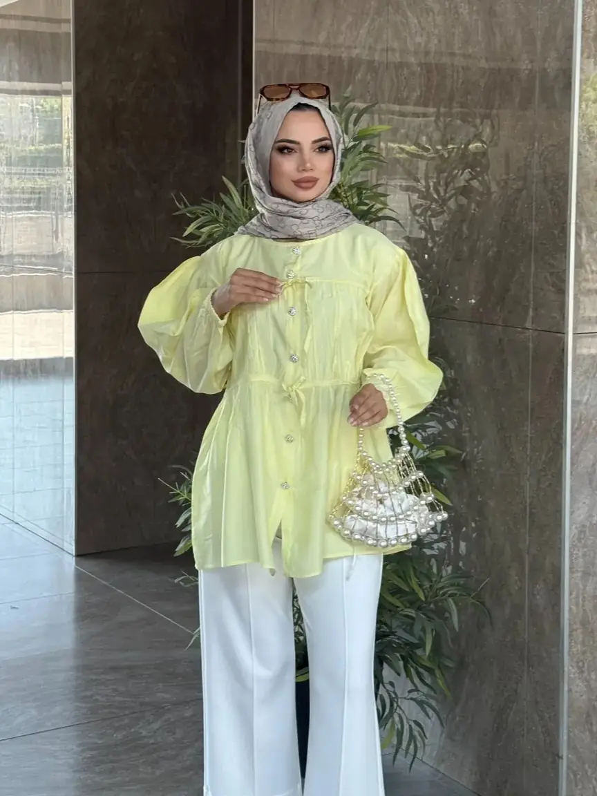 Yeni Sezon Yakasız Gömlek