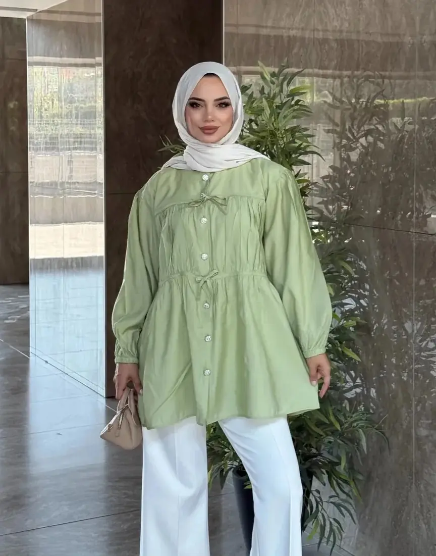 Yeni Sezon Yakasız Gömlek