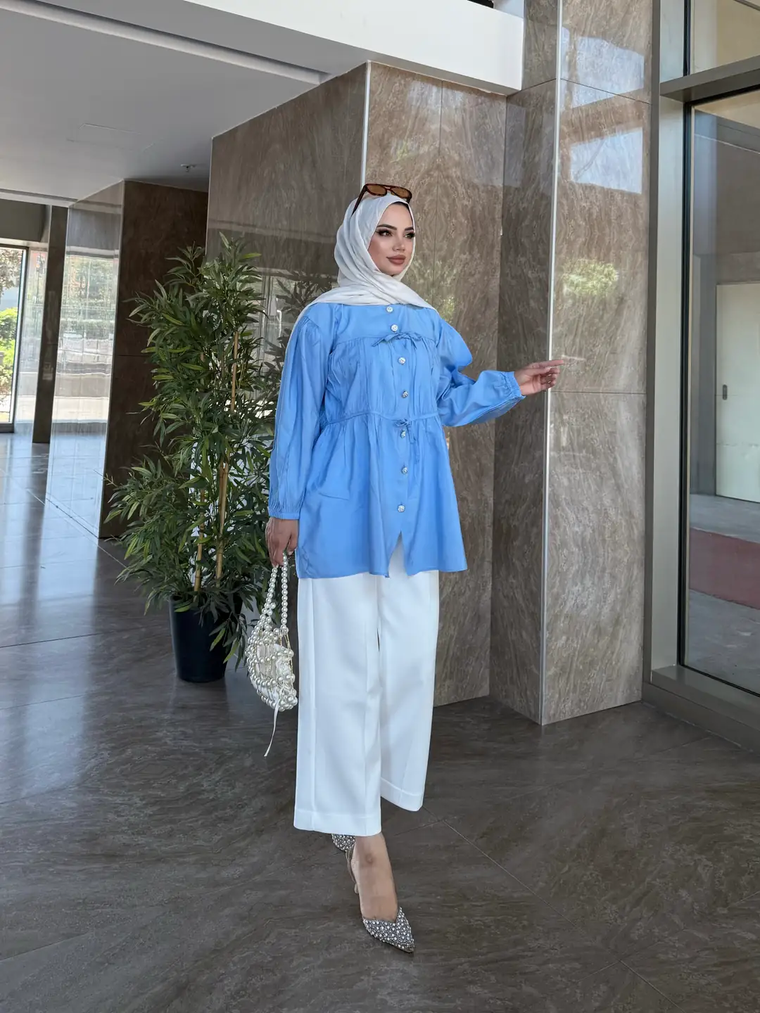 Yeni Sezon Yakasız Gömlek - 3