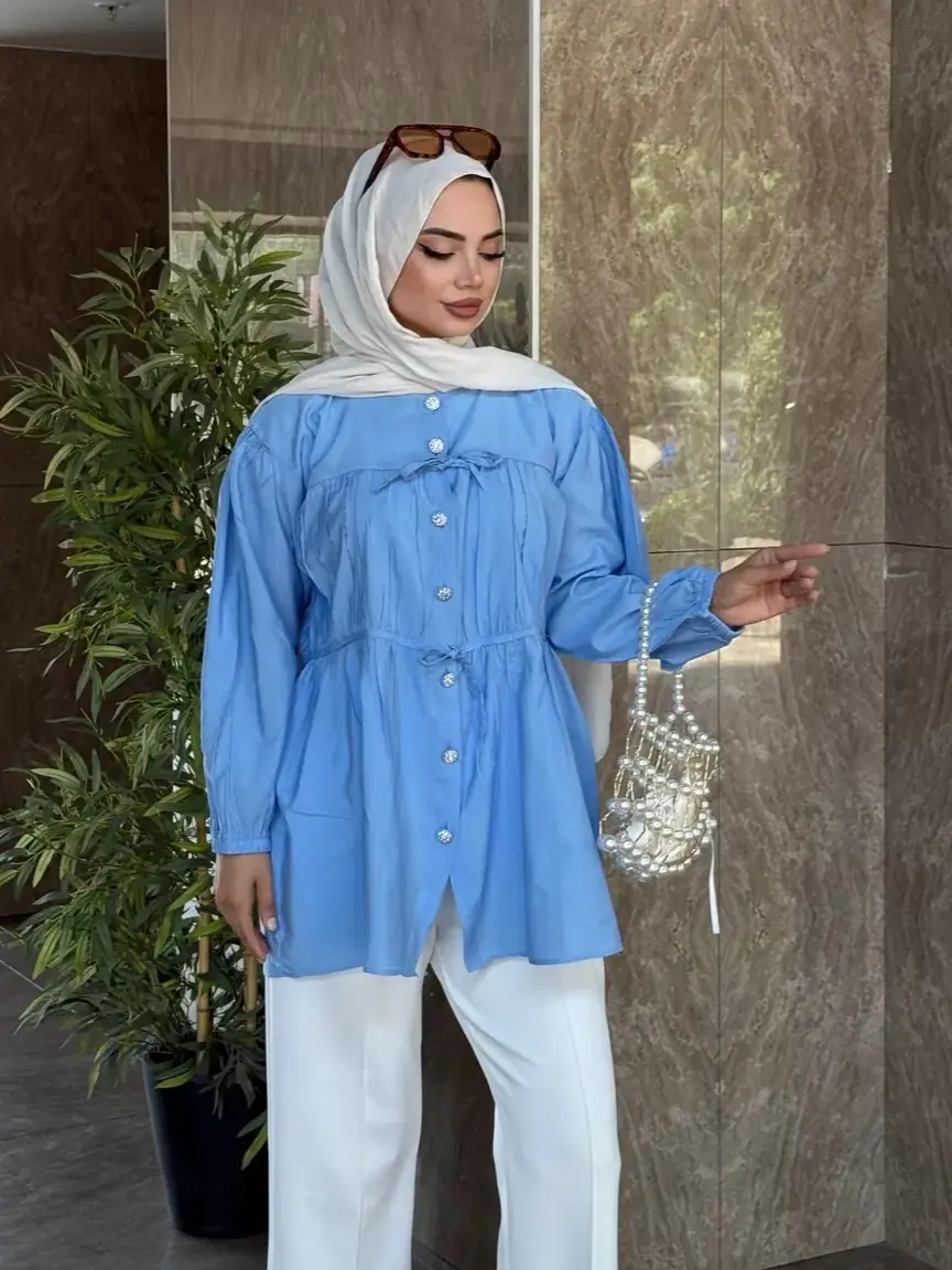 Yeni Sezon Yakasız Gömlek